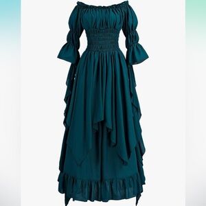 LIKE NEW S/M Witchy or Renaissance Maxi Dress